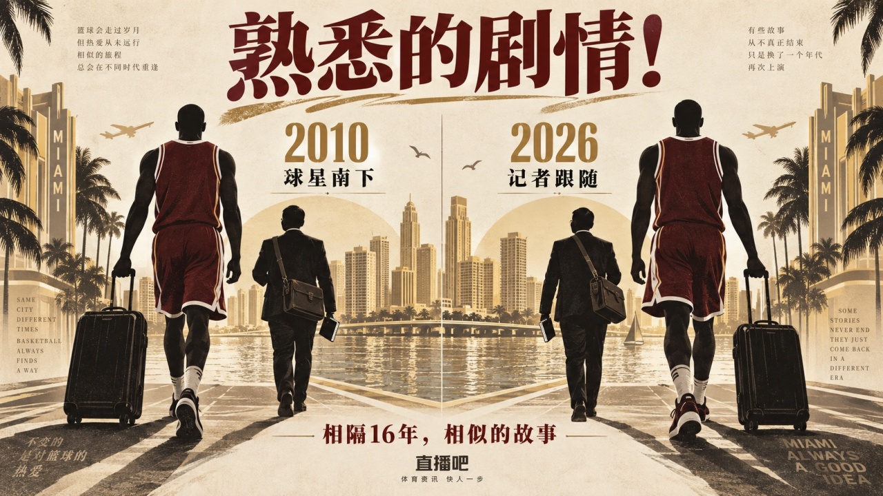 熟悉的剧情！鹿记紧随字母哥南下 文胖当年也跟詹姆斯奔赴迈阿密
